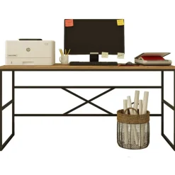 Työpöytä Linento Furniture VG27, ruskea