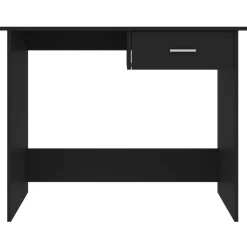 Työpöytä musta 100x50x76 cm lastulevy