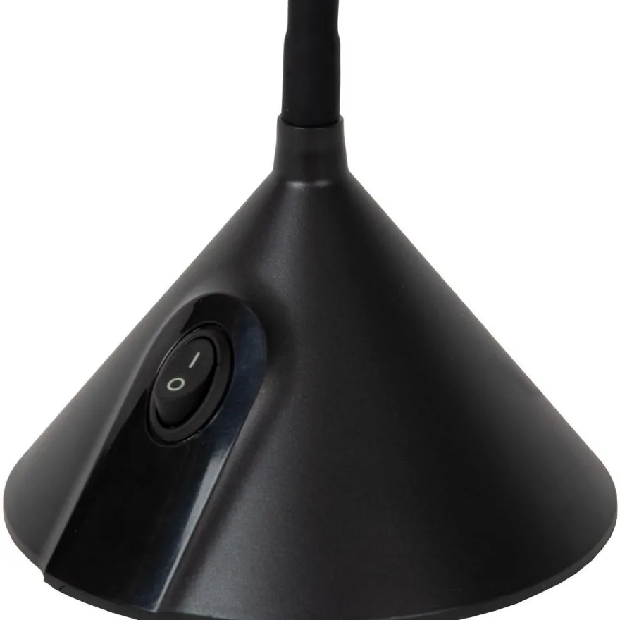 Työpöytävalaisin Lucide Milo 16/50cm, 1x3.2W/3000K, musta