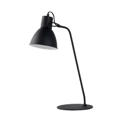 Työpöytävalaisin Lucide Shadi, Ø20x50cm, 40W, himmennettävä, musta