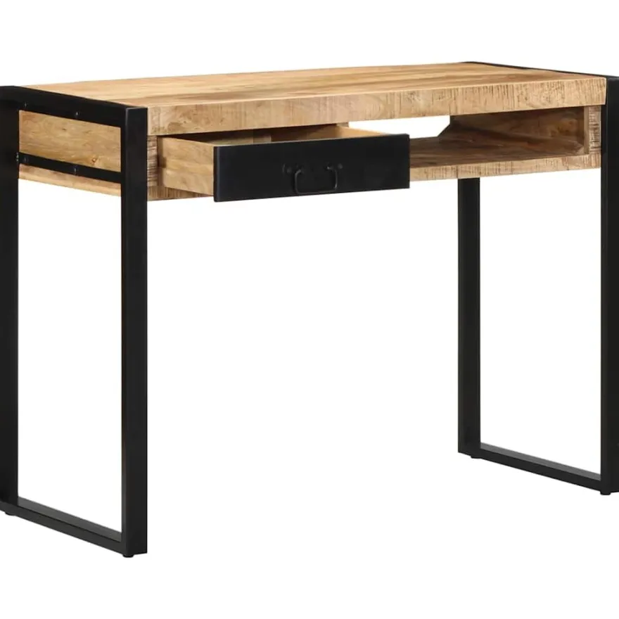 Työpöytä 100x50x75 cm Massiivipuuta mango (15931)