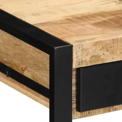 Työpöytä 100x50x75 cm Massiivipuuta mango (15931)