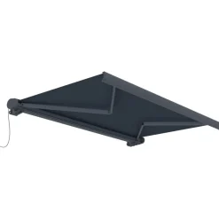Täyskasettimarkiisi Lykke, 3x2,5 m, tummanharmaa