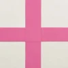 Täytettävä voimistelumatto pumpulla 200x200x10 cm PVC pinkki
