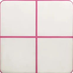 Täytettävä voimistelumatto pumpulla 200x200x10 cm PVC pinkki