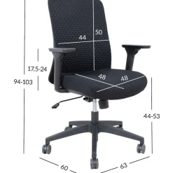 Työtuoli Home4You SEVERO, eri kokoja