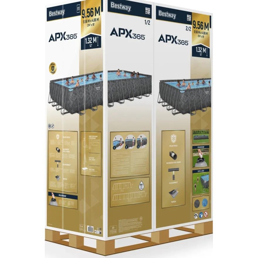 Uima-allassetti Bestway Apx 365, 956x488x132cm