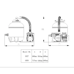 Uima-altaan suodatinjärjestelmä Swim & Fun Filterballs System, 400W