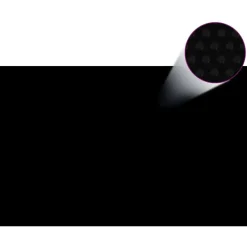 Uima-altaan suoja musta 260x160 cm pe