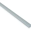 U-lista Maler sileä, 1,5x10x10x2000mm, alumiini, hopea anodisoitu