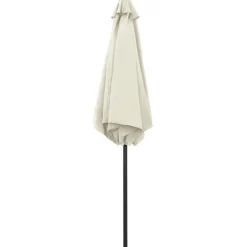 Ulkoaurinkovarjo led-valot alumiinitanko 270 cm
