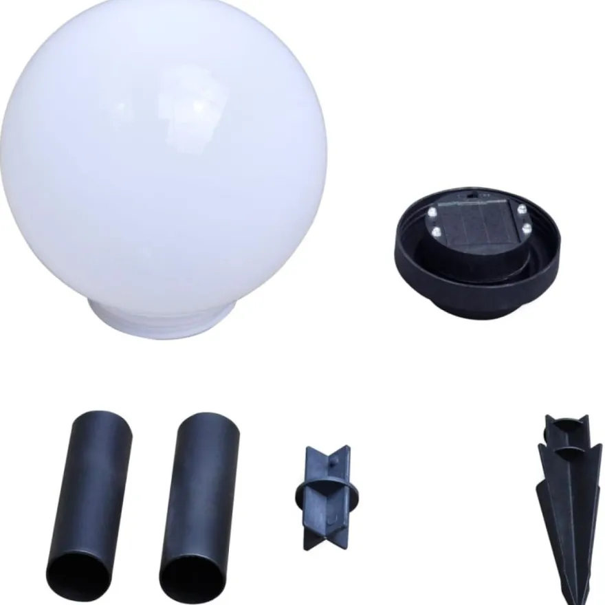 Ulkolamput polulle, 4 kpl, LED, 30 cm maapiikillä