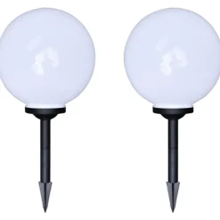 Ulkolamput polulle, 4 kpl, LED, 30 cm maapiikillä