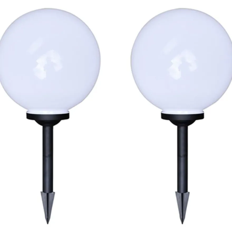 Ulkolamput polulle, 4 kpl, LED, 30 cm maapiikillä