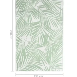 Ulkomatto vihreä 190x290 cm PP (16910)