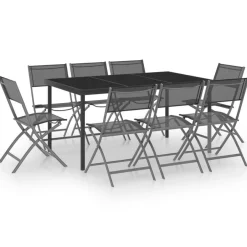 Ulkoruokailuryhmä 150cm, teräs, eri pakkauskokoja