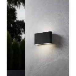 Ulkoseinävalaisin Eglo Grutti LED CCT antrasiitti eri kokoja