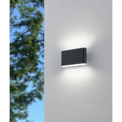 Ulkoseinävalaisin Eglo Grutti LED CCT antrasiitti eri kokoja