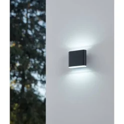 Ulkoseinävalaisin Eglo Grutti LED CCT antrasiitti eri kokoja