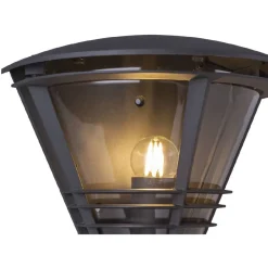 Ulkoseinävalaisin Globo Salla, 60W, musta