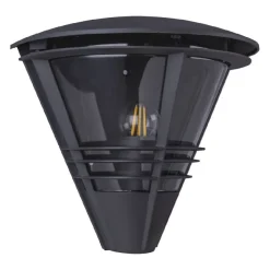 Ulkoseinävalaisin Globo Salla, 60W, musta