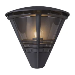 Ulkoseinävalaisin Globo Salla, 60W, musta
