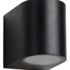 Ulkoseinävalaisin Lucide Zora LED pyöreä, GU10, 1x5W, IP44, musta