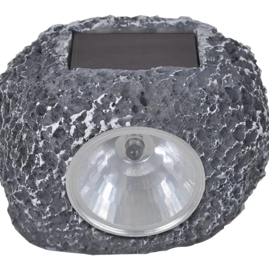 Ulkotilan aurinkoenergia led spottivalo kiven muotoinen 12kpl
