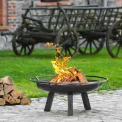 Ulkotulisija Gop CookKing Porto, Ø60cm, teräs, musta