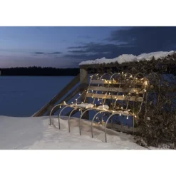 Ulkovalosarja Konstsmide, 6.32m, 80 x lämminvalkoinen LED, kirkas kaapeli