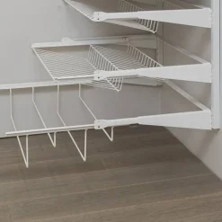 Ulosvedettävä kenkähylly Norscan Roller Wall System, M80, valkoinen