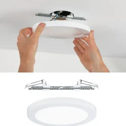 Upotettava LED-paneeli Paulmann 2in1 Cover-it, Ø22.5cm, 16.5W, 4000K, eri värejä