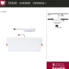 Upotettava LED-paneeli Paulmann VariFit Veluna Edge, IP44, 20x20cm, 17W, 3000K, himmennettävä, valkoinen