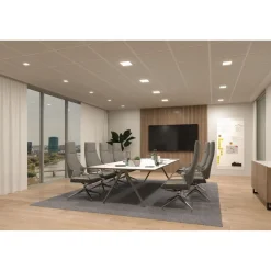 Upotettava LED-paneeli Paulmann VariFit Veluna Edge, IP44, 20x20cm, 17W, 3000K, himmennettävä, valkoinen