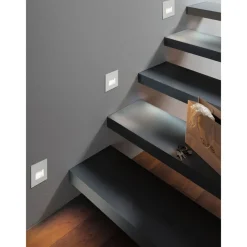 Upotettava LED-seinävalaisin Paulmann Edge Quadro, 80x80mm, 1.2W, 50lm, 2700K, eri värejä