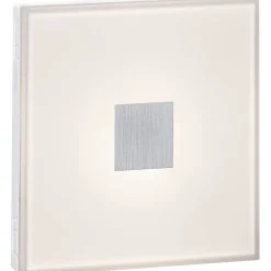 Upotettava LED-seinävalaisin Paulmann LumiTiles, IP44, 10x10cm, 2700K, himmennettävä, valkoinen