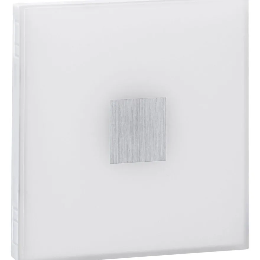 Upotettava LED-seinävalaisin Paulmann LumiTiles, IP44, 10x10cm, 2700K, himmennettävä, valkoinen