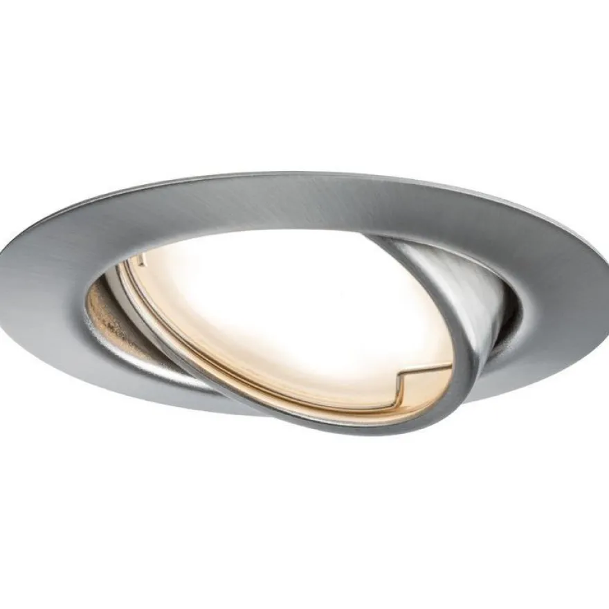 Upotettava LED-valaisin Paulmann Base Coin, Ø90mm, 5W, 370lm, 3000K, eri värejä