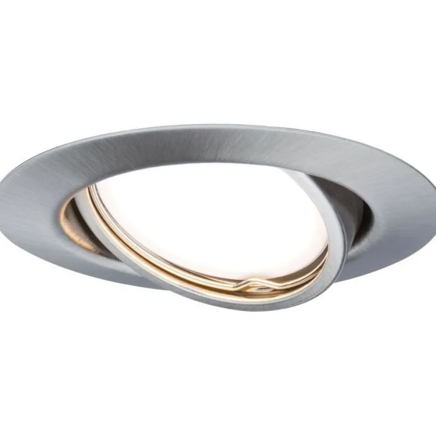 Upotettava LED-valaisin Paulmann Base, Ø90mm, GU10, 5W, 350lm, 3000K, eri värejä
