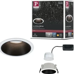 Upotettava LED-valaisin Paulmann Cole Coin, IP44, Ø88mm, 6W, 470lm, 2700K, himmennettävä, eri värejä
