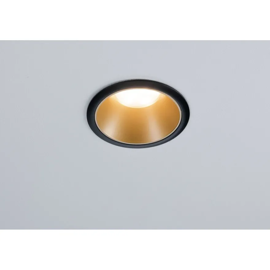 Upotettava LED-valaisin Paulmann Cole Coin, IP44, Ø88mm, 6W, 470lm, 2700K, himmennettävä, eri värejä