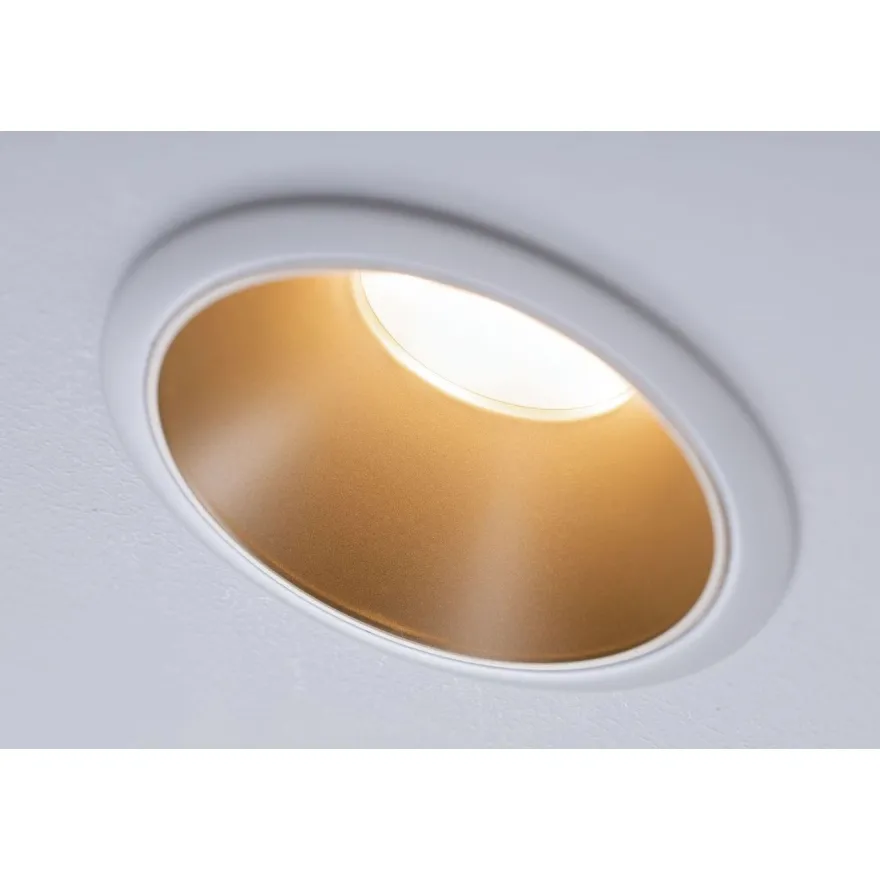 Upotettava LED-valaisin Paulmann Cole Coin, IP44, Ø88mm, 6W, 470lm, 2700K, himmennettävä, eri värejä