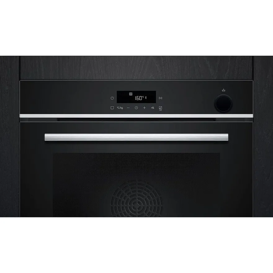 Uuni ja mikroaaltouuni Siemens HR532GBS3-BF555LMB1, musta