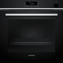 Uuni ja mikroaaltouuni Siemens HR532GBS3-BF555LMB1, musta