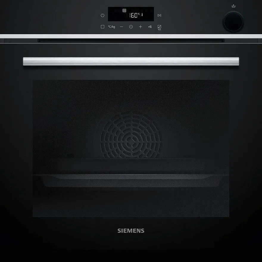 Uuni ja mikroaaltouuni Siemens HR532GBS3-BF555LMB1, musta
