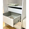 Vaatekaapin vetolaatikko FlexiSlide 14, 60x20cm, valkoinen