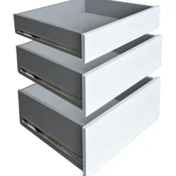 Vaatekaapin vetolaatikko FlexiSlide 14, 60x20cm, valkoinen