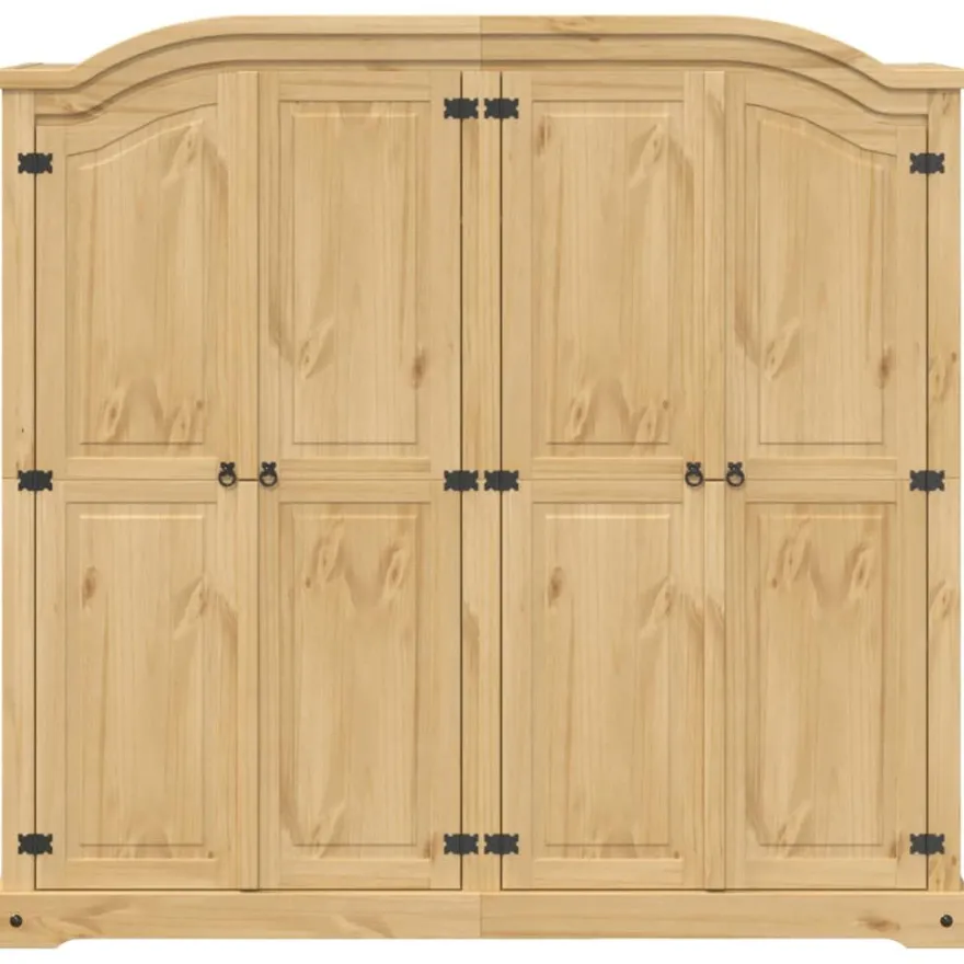 Vaatekaappi Corona 194x52x186 cm täysi mänty (12162)