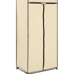 Vaatekaappi, kerma, 75cm