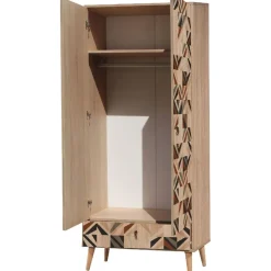 Vaatekaappi Linento Furniture City Triangle, 80cm